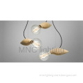 Modern Wooden Pendant Lights With Edison Bulb Chandelier Lighting
